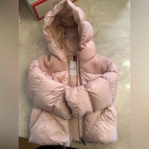 Moncler coat in good condition size 18/24 months for sale.